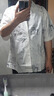 森馬（Semir）[商場同款]短袖襯衫男度假風印花襯衣2025夏裝涼感101325104111 曬單實拍圖