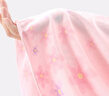 頂瓜瓜女童睡裙公主風(fēng)純棉夏季薄款小女孩家居服兒童親子睡衣 粉色 130  曬單實(shí)拍圖