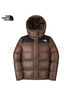 北面（The North Face）羽絨服女700蓬鵝絨Puffy風(fēng)帽可拆卸肩帶系統戶(hù)外秋冬上新|89YN 5EX/煙熏棕 M 曬單實(shí)拍圖