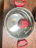 愛仕達（ASD）湯鍋 316L食品級加厚不銹鋼蒸煮鍋 復底奶鍋22CM燃氣電磁爐通用B5 曬單實拍圖