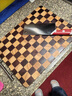 廚房切菜板棋盤格加厚雙面相思木家用案板水果粘板實(shí)木廚房菜板 抗菌防霉39.5*27.5*2.8CM 曬單實(shí)拍圖