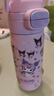 Vanow Kids聯(lián)名三麗鷗庫洛米兒童節(jié)禮物保溫杯女帶吸管小學(xué)生上學(xué)專用水杯子 曬單實(shí)拍圖
