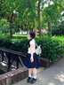 浪莎半身裙女夏季2025新款日系jk中長裙修身顯瘦顯高a字小個子工裝裙 藏青色 XL 推薦【126-140斤】 曬單實(shí)拍圖