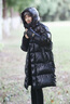 高梵黑金鵝絨服先鋒5.0六格男女同款25新款中長(cháng)泡芙羽絨服戶(hù)外外套 黑色 XS 曬單實(shí)拍圖