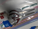 得力(deli)【超級爆款】180mm辦公生活家用剪刀 中號剪子手工剪紙刀 辦公用品 紅色6009 曬單實(shí)拍圖