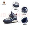 暇步士（Hush Puppies）童鞋兒童鞋男童運動(dòng)鞋戶(hù)外暴走加絨保暖棉鞋兒童棉靴軟底高幫板鞋 HP3553深藍 29 適合腳長(cháng)18.2cm 曬單實(shí)拍圖