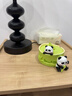 赟婭創(chuàng  )意可愛(ài)國潮熊貓煙灰缸帶蓋防灰飛客廳家用辦公室茶桌面擺件高級 【知竹常樂(lè )】熊貓煙灰缸 曬單實(shí)拍圖