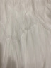妙奕嘉白色半身裙高級感蛋糕裙a字裙裙子女夏2025新款蕾絲高腰顯瘦長裙 拼接蕾絲花邊A字半身裙【白色】 曬單實(shí)拍圖