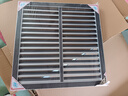 定制鋁合金高端暖氣罩暖氣片罩裝飾遮擋分水器罩防塵罩百葉遮丑 定制雙層輕奢灰洞口600*600 曬單實(shí)拍圖