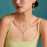 LOLA ROSE羅拉玫瑰閃星系列項(xiàng)鏈女輕奢時(shí)尚生日禮物七夕情人節(jié)禮物送女友 LR50118-東陵玉 曬單實(shí)拍圖