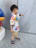 G.DUCKKIDS男童夏裝套裝2025新款洋氣寶寶夏季運(yùn)動(dòng)上衣短袖中小兒童兩件套潮 熱售圖片色 110 cm 建議年齡4-5歲 曬單實(shí)拍圖