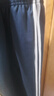 BZDR 夏季棉校服褲子高中學(xué)生兩條杠藏藍(lán)色薄款運(yùn)動(dòng)雙杠白邊初中校褲 藏藍(lán)二杠（夏季薄款棉）薄款 XL (170) 115-130斤左右 曬單實(shí)拍圖
