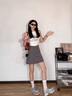 CAMILA KSENIA休閑鞋女款2025新款春夏輕便運(yùn)動(dòng)鞋厚底增高透氣老爹鞋 粉色 37 曬單實(shí)拍圖
