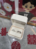 AIF一克拉莫桑石鉆戒情侶戒指情侶對戒鐘久久求婚訂婚結(jié)婚戒指送女友 【50分】莫桑石鉆對戒+戒指禮盒 曬單實(shí)拍圖