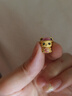 周大生腕美黃金轉(zhuǎn)運(yùn)珠足金熊貓串珠硬金琺瑯生日禮物送女友 1.10g小東家花花-【不含皮繩,介意慎拍】 單轉(zhuǎn)運(yùn)珠,不含贈(zèng)品 曬單實(shí)拍圖