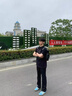 魯雅爾柳葉彎刀休閑褲子男夏季美式高街cleanfit西褲潮流痞帥垂感微喇褲 黑色 XL 曬單實(shí)拍圖