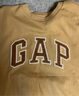 Gap男女裝夏季撞色插肩袖logo圓領(lǐng)短袖T恤寬松上衣463174 卡其色 XL (180/100A)亞洲尺碼 曬單實拍圖