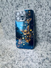 品盟（PISMEXOK）適用于蘋果iphone16/15promax手機(jī)殼感復(fù)古星光白藍(lán)漸變蝴蝶鏡頭閃粉支架保護(hù)套新款女后殼 星光蝴蝶-鏡頭支架 iPhone 16 pro 曬單實拍圖