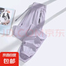 冰絲速干褲女夏季薄款束腳褲男2025新款戶外夏季運(yùn)動(dòng)防曬褲男女同 紫色束口 238 XL 曬單實(shí)拍圖