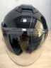 GSB摩托車(chē)頭盔四分之三盔雙鏡片3C認證C290踏板巡航車(chē)電動(dòng)車(chē)通用 閃光黑（新品發(fā)售） XXXL（建議62-63頭圍） 曬單實(shí)拍圖