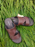奧康男鞋涼鞋新款夏季真皮透氣休閑軟底沙灘鞋防滑耐磨外穿兩用涼拖鞋 棕色-1255714001W 【順豐包郵】 41 【標準皮鞋尺碼】 曬單實(shí)拍圖