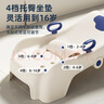 勞可里尼（NOCOLLINY）兒童洗頭躺椅寶寶洗頭神器可折疊家用小孩坐洗發(fā)嬰兒洗頭發(fā)床凳子 【旗艦款】洗頭椅+洗頭槽+排水管 20°傾角靠背，洗頭不濕衣 曬單實拍圖
