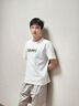 增致牛仔（ZENGZHI）260g重磅短袖男2025夏季情侶裝休閑T恤寬松半截袖體恤男 曬單實(shí)拍圖