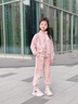 G.DUCKKIDS童裝女童套裝春秋新款兒童衣服小童春裝卡通女寶寶衛(wèi)衣兩件套洋氣 粉色C02- 100 適合身高90-100cm年齡3-4歲左 曬單實(shí)拍圖
