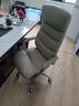 顧家家居真皮老板椅辦公家用電腦椅大班椅頭層牛皮久坐轉椅奢華總裁椅 灰色I頭層牛皮I鋁合金材質(zhì)I高背 曬單實(shí)拍圖