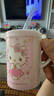 五和（WUHE）兒童水杯防燙防摔卡通帶蓋飲水杯刷牙杯寶寶喝水杯兒童餐具牛奶杯 【4-10歲】粉KT帶蓋杯 260ml 曬單實(shí)拍圖