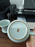 青澹汝窯辦公茶水分離杯陶瓷茶具會(huì)議杯純手工無(wú)奇杯 無(wú)奇杯-350ml 350ml 1個(gè) 曬單實(shí)拍圖