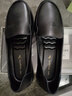 紅蜻蜓女鞋媽媽鞋真皮小皮鞋秋季一腳蹬軟底軟面中老年老人鞋平底單鞋 黑色 38 曬單實(shí)拍圖