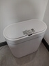 京東京造 智能感應垃圾桶充電版  衛生間夾縫廚房帶蓋垃圾筒 中號 曬單實(shí)拍圖