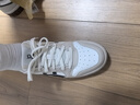 亞瑟士ASICS運動休閑鞋男鞋復古舒適板鞋時尚休閑鞋COURT MZ 1203A127 【男女】白色/米色/碳灰 43.5 曬單實拍圖