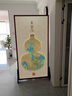 斯麗凱新中式現代簡(jiǎn)約鋁合金屏風(fēng)隔斷客廳遮擋入戶(hù)玄關(guān)臥室酒店移動(dòng)座屏 金色 鋁合金80cm寬*180cm高 曬單實(shí)拍圖