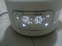 摩飛電器（Morphyrichards）電熱水壺全玻璃恒溫壺家用熱水壺燒水壺養(yǎng)生煮茶壺多段控溫電水壺極速風冷沖奶泡奶機MR5602 1.2L 椰奶白 曬單實拍圖