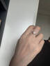 秘藍(lán)正品一克拉莫桑石鉆戒女純銀鉑金結(jié)婚求婚培育鉆石戒指情人節(jié)禮物 主鉆1克拉【莫桑鉆】 港碼14號(hào) 曬單實(shí)拍圖