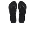 havaianas哈唯納slim系列厚底人字拖女外穿增高休閑涼拖鞋 0090-黑色 39-40 巴西碼 曬單實(shí)拍圖