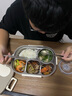 雙槍（Suncha）鈦健康不銹鋼飯盒學(xué)生上班族可微波爐餐盒比316好1.5L配保溫袋 曬單實(shí)拍圖