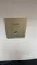 普聯(lián)（TP-LINK） 全屋WiFi6無(wú)線(xiàn)ap面板千兆套裝ax3000網(wǎng)絡(luò )覆蓋ac+ap易展組網(wǎng)Poe路由器 4個(gè)面板+5口路由【5色可選】 曬單實(shí)拍圖