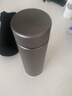 WCZ德國保溫杯戶外露營隨行水杯便攜迷你口袋杯雙層鈦茶杯咖啡杯 冰晶灰200ml【內(nèi)外純鈦+純鈦茶漏 曬單實(shí)拍圖