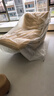 芝華仕頭等艙現(xiàn)代簡約布藝懶人沙發(fā)家用單人椅毛毛蟲可躺可搖可轉(zhuǎn)40209單椅 玉米黃-手動躺搖轉(zhuǎn) 15天內(nèi)發(fā)貨 曬單實拍圖