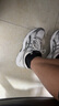 亞瑟士ASICS網(wǎng)面跑鞋百搭男鞋緩震運(yùn)動(dòng)鞋透氣跑步鞋 GEL-CONTEND 4 白色/銀色 42 曬單實(shí)拍圖