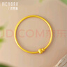 詩普琳古法黃金手鐲足金葫蘆手鐲送禮生日禮物七夕情人節(jié)禮物 58號圈口約11.37g 曬單實拍圖
