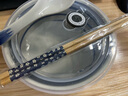 日式陶瓷泡面碗帶蓋大號宿舍方便面碗單個(gè)學(xué)生碗筷單人帶蓋泡面碗 蘭線(xiàn)碗勺+蓋+保溫袋 加筷子 曬單實(shí)拍圖