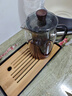 憶壺茶（YIHUTEA）茶壺玻璃泡茶壺耐熱煮茶壺大容量煮水壺家用茶壺加厚玻璃壺 【950ML壺2杯】含茶盤(pán) 曬單實(shí)拍圖
