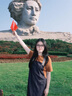 MsShe【假兩件拼接牛仔連衣裙】大碼女裝2025款夏季胖mm顯瘦裙子 牛仔深藍(lán)色25年8月25日到貨 2XL 曬單實(shí)拍圖