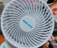 奧克斯（AUX） 空氣循環(huán)扇USB小風(fēng)扇/廚房電風(fēng)扇/小電扇/電風(fēng)扇小型臺(tái)扇 辦公宿舍床頭用多功能臺(tái)式迷你臺(tái)夾扇 【店長(zhǎng)推薦】 USB充電款4000毫安【三檔調(diào)節(jié)】 曬單實(shí)拍圖