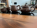 雅沁韻 宜興紫砂壺純手工吳榮華原礦紫朱泥仿古泡茶壺家用茶具茶壺套裝 仿古壺.一壺兩杯 190ml 曬單實拍圖