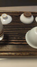 唐豐黑檀木茶盤(pán)家用高端功夫茶具瀝水托盤(pán)長(cháng)方形實(shí)木茶臺小型儲水托盤(pán) 雞翅中號盛水茶盤(pán) 曬單實(shí)拍圖